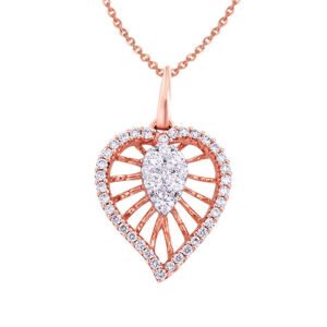 The Rose Gold Heart Necklace