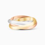 Twist Wedding Band in 18K Gold