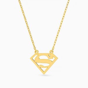 Superwoman Necklace In 14K Gold