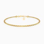 Flowing Lines Chain Bracelet In 18K Gold