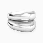 Curved Ring In Silver