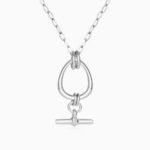 Beads Necklace In Silver