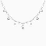 Circles Necklace in Silver