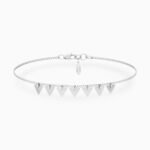 Triangular Chain Bracelet In Silver
