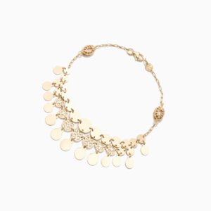 Circle Chain Bracelet in 18K Gold