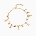 Heart Chain Bracelet in 18K Gold