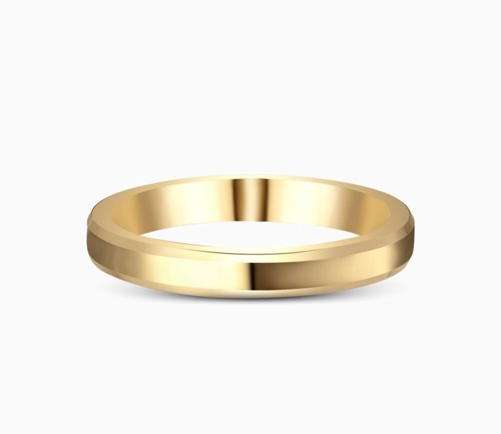 Wedding Band in 18K Gold