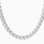 Woven Necklace In Silver